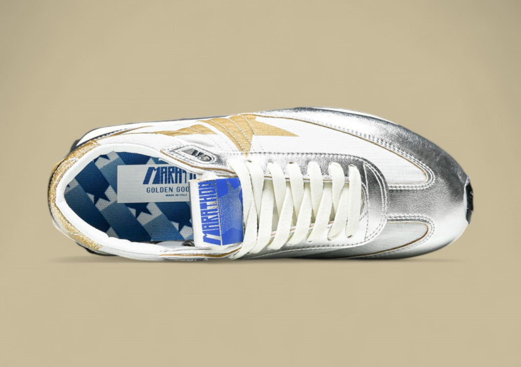 GGDB Marathon Golden Goose White/Silver/Gold