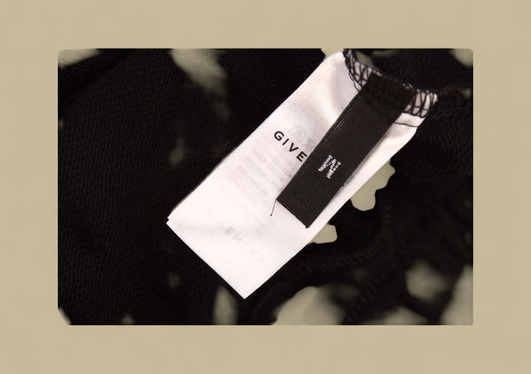 Givenchy 22SS Arc Shaped Patch Embroidery Logo Shorts – Black