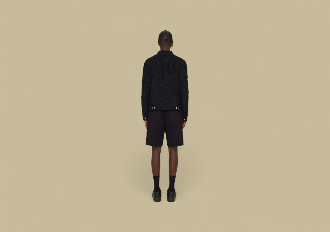 Givenchy 22SS Arc Shaped Patch Embroidery Logo Shorts – Black