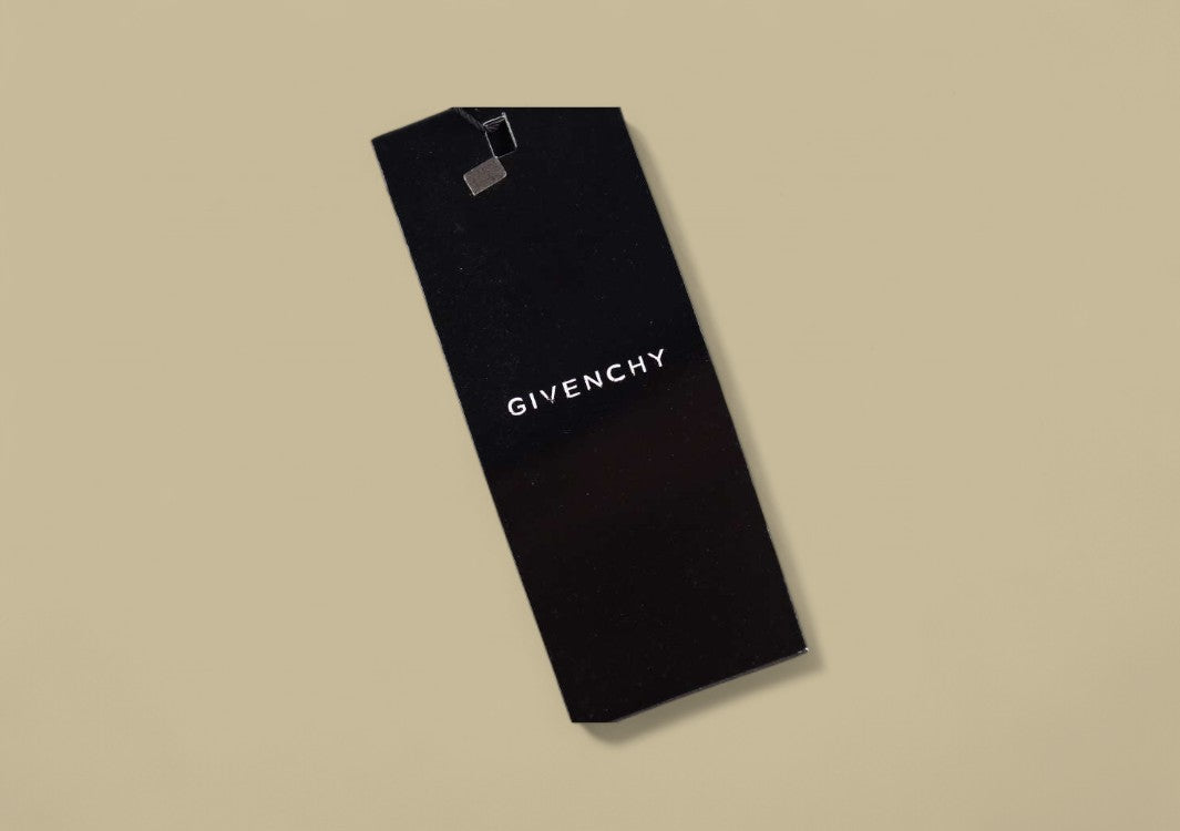 Givenchy 22SS Arc Shaped Patch Embroidery Logo Shorts – Black