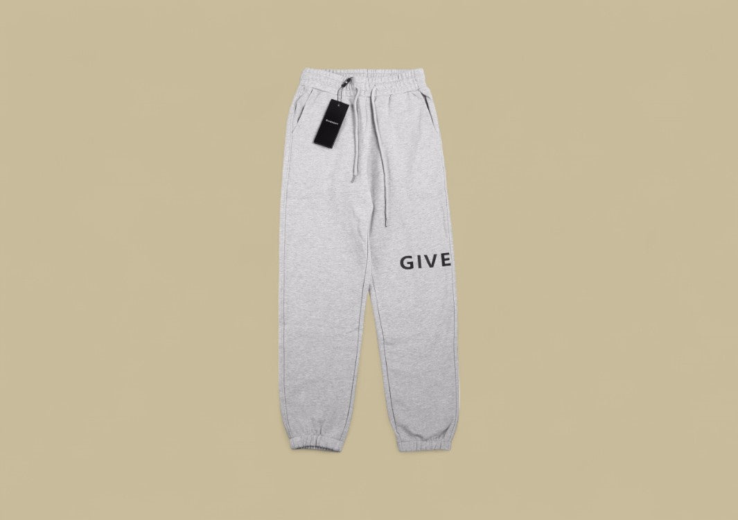 Givenchy 23FW 3M Reflective Logo Sweatpants – Light Grey