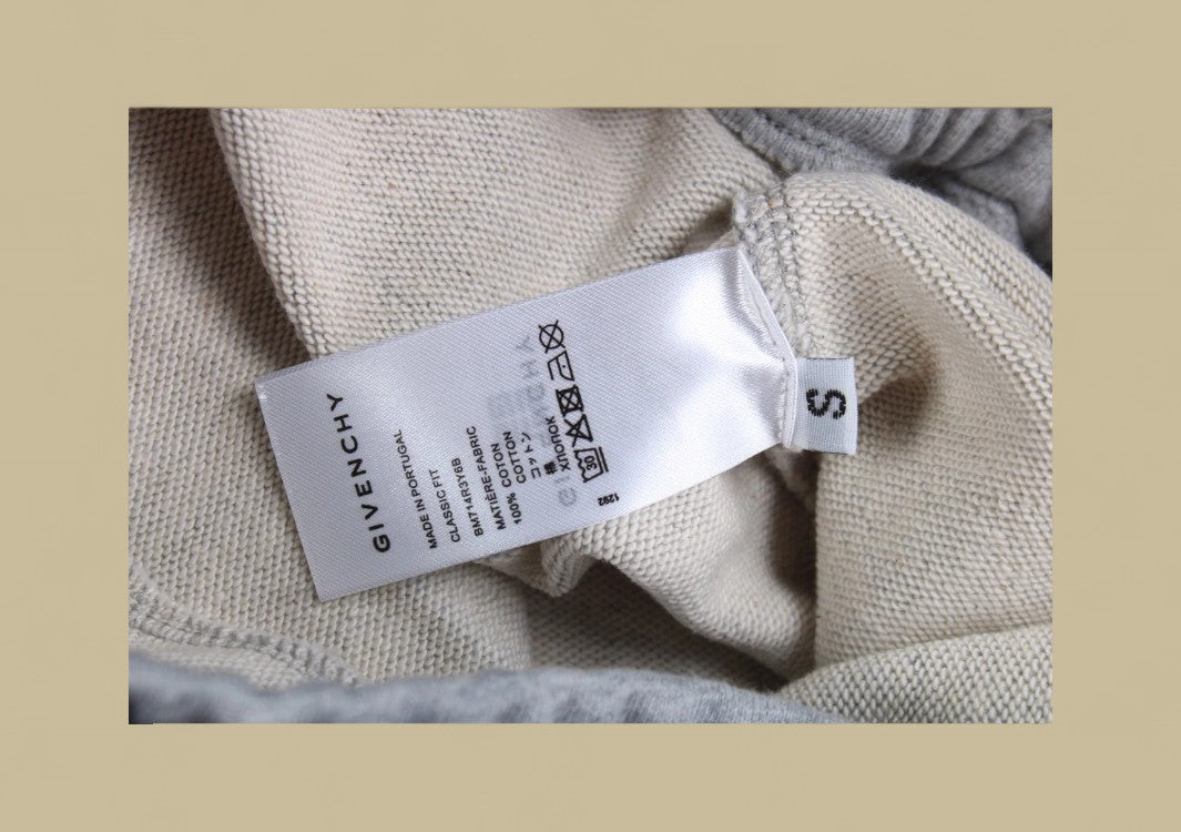 Givenchy 23FW Four Square Embroidery Logo Sweatpants