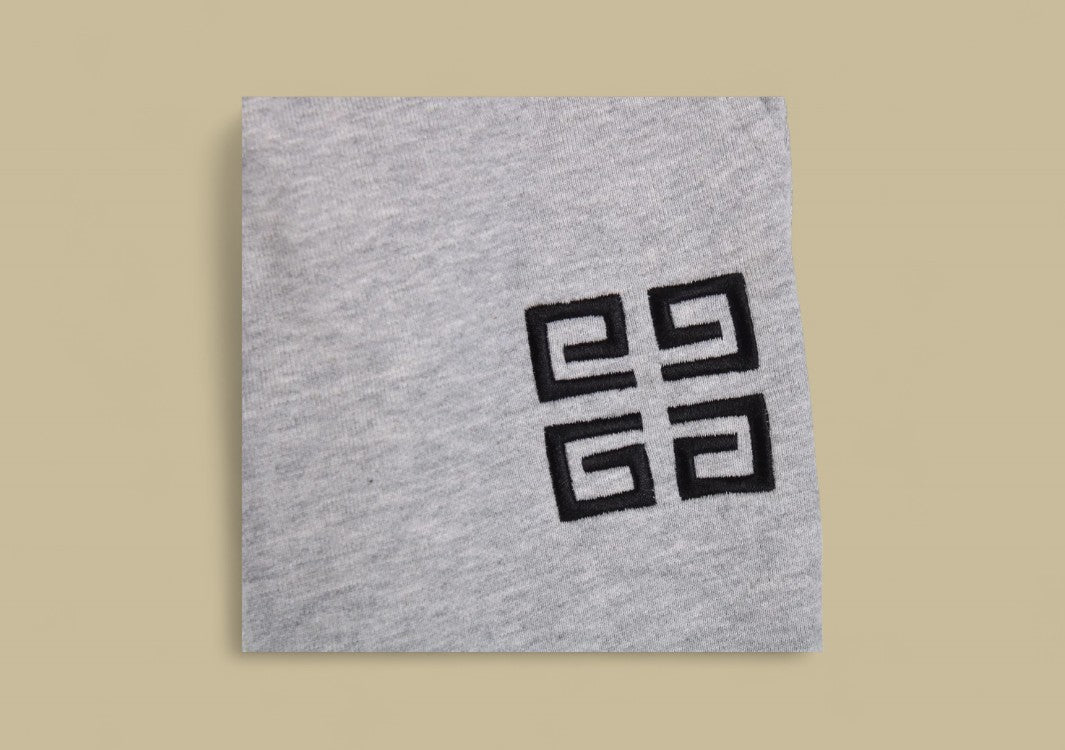 Givenchy 23FW Four Square Embroidery Logo Sweatpants