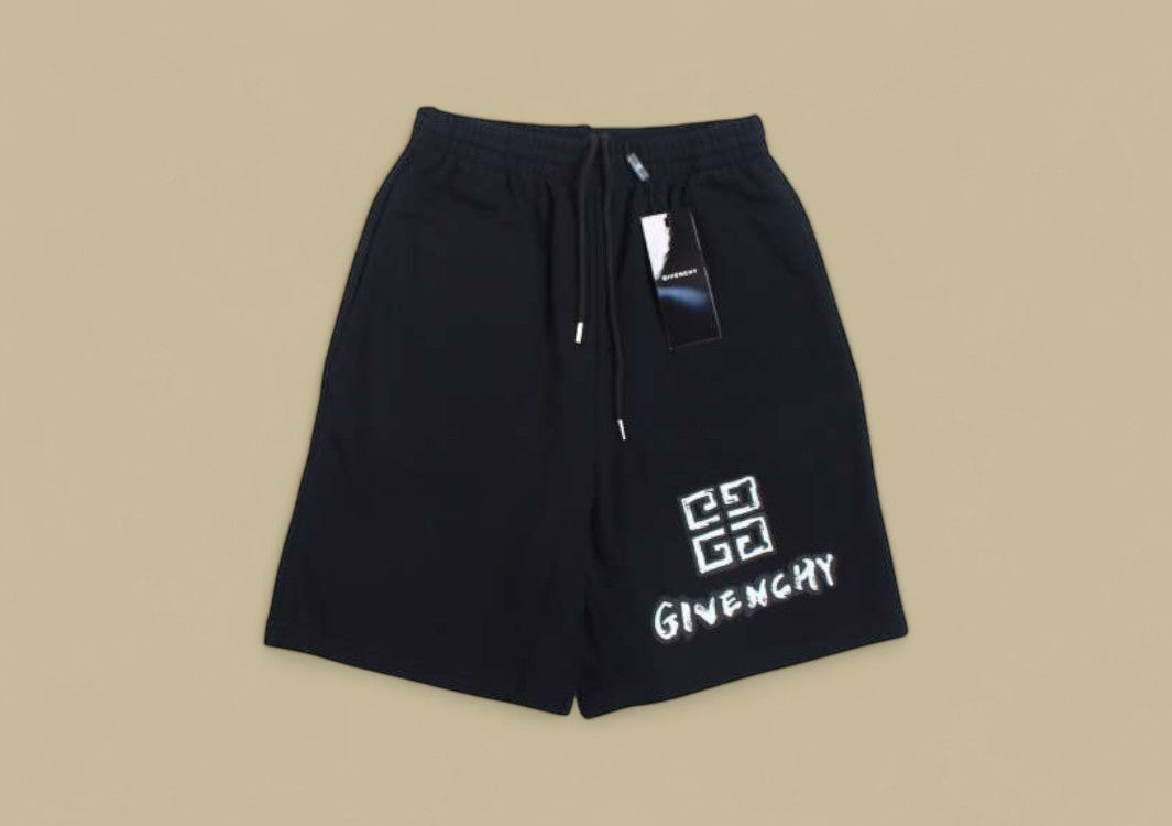 Givenchy 23SS Graffiti Logo Short - Black