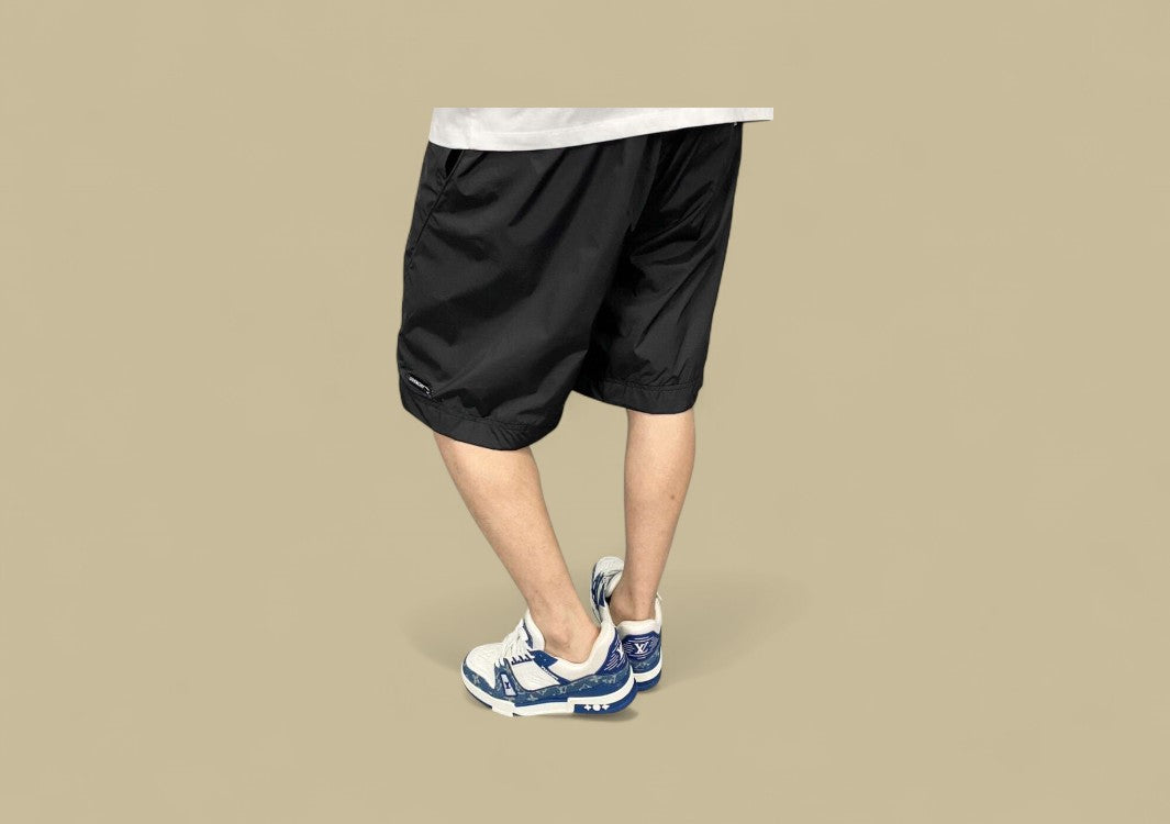 Givenchy 23SS Small Logo Tatting Sports Short - Black