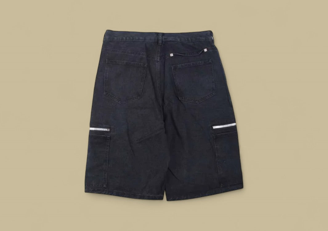 Givenchy 23SS Zipper Detail Denim Shorts – Black