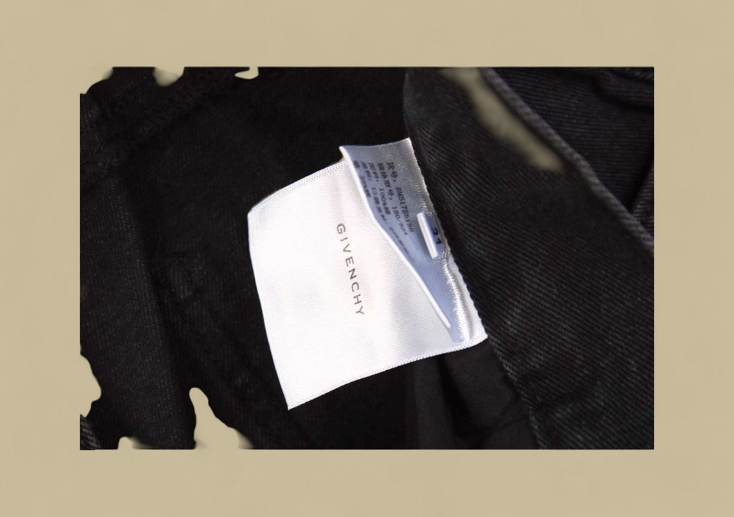Givenchy 23SS Zipper Detail Denim Shorts – Black
