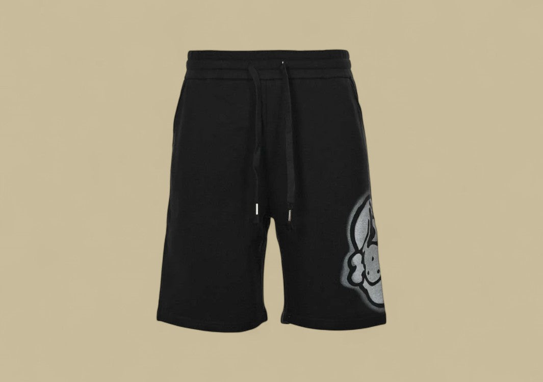 Givenchy 24ss Graffiti Dog’s Head Logo Short – Black