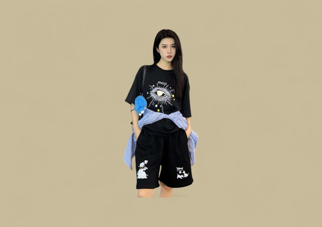 Givenchy 24ss Spotted Dog Logo Short – Black