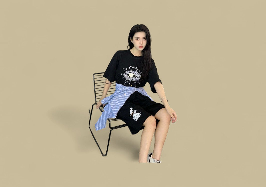 Givenchy 24ss Spotted Dog Logo Short – Black