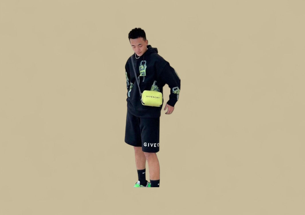Givenchy Archetype 3M Reflective Logo Short – Black