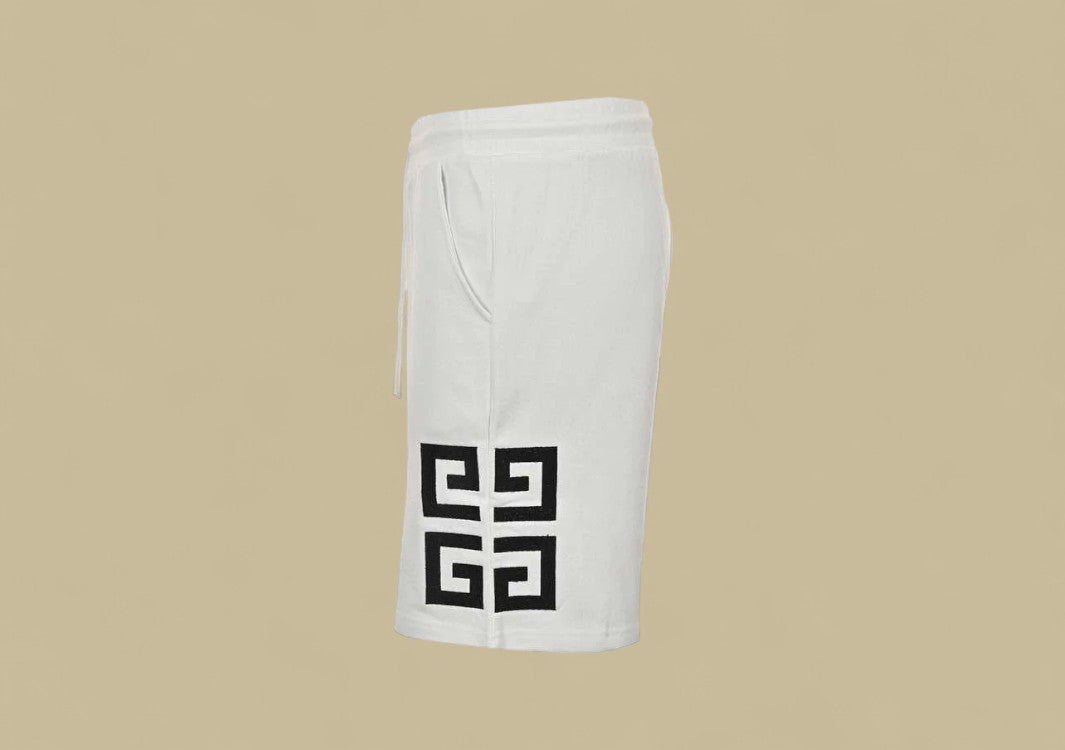 Givenchy Embroidery Logo Short - White