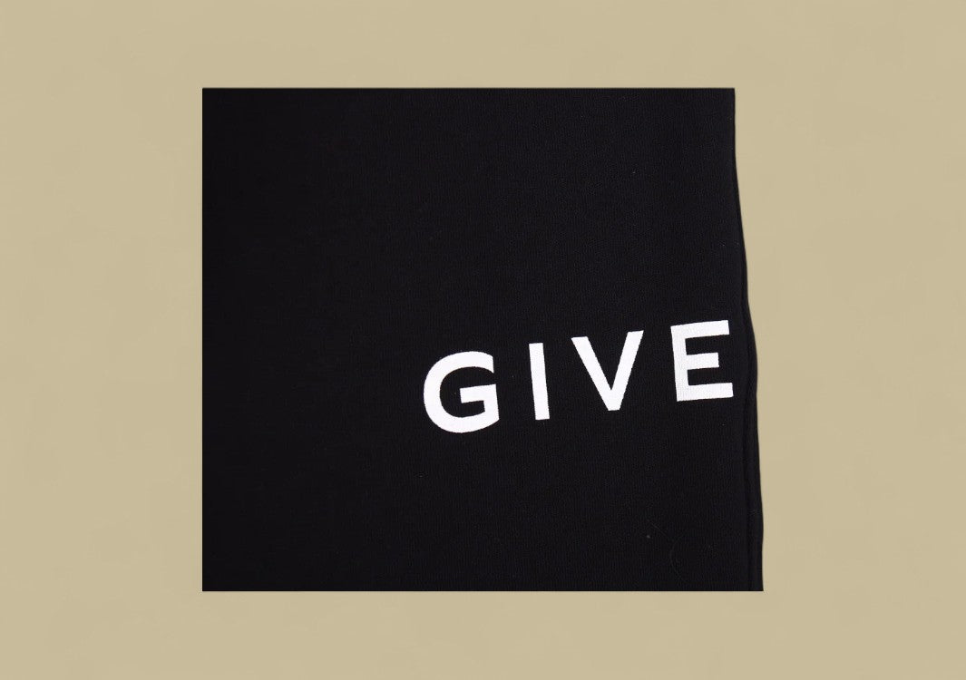 Givenchy Split Logo Casual Jogger Pants – Black