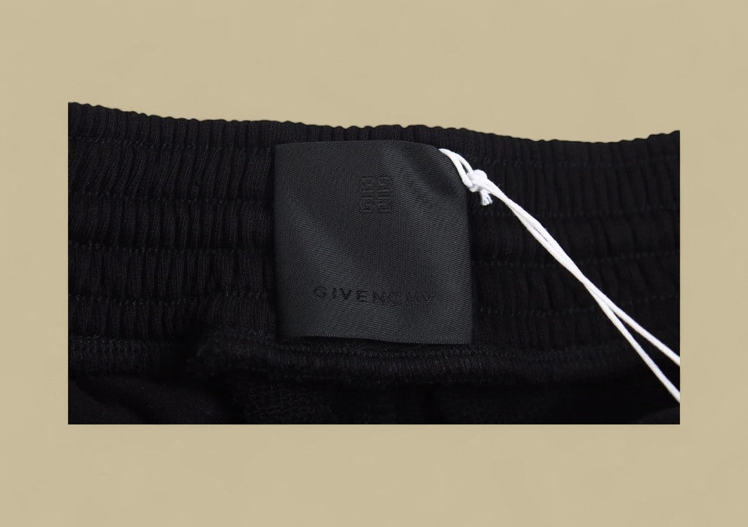 Givenchy Split Logo Casual Jogger Pants – Black