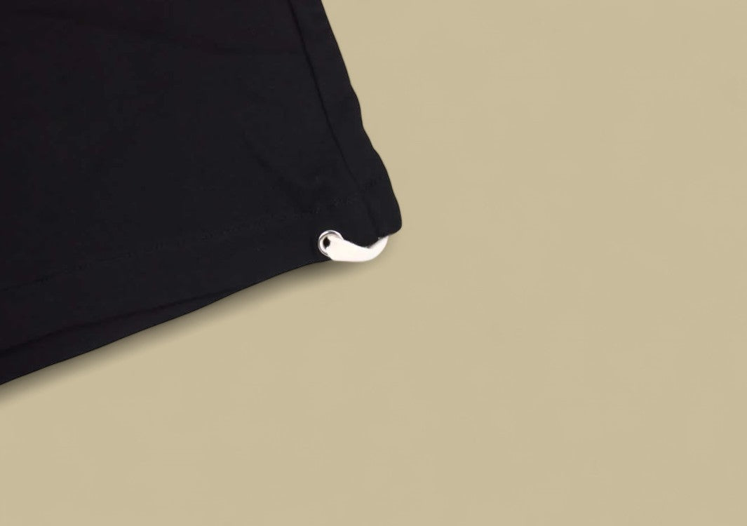 Givenchy Vintage Braid Accent Logo Shorts – Black