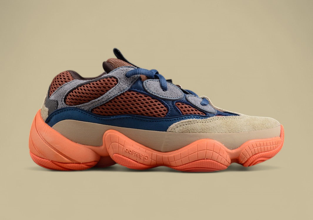 Gold Label Black Buckle Ad Originals Yeezy 500 Enflam Hungry Blue Orange Replica