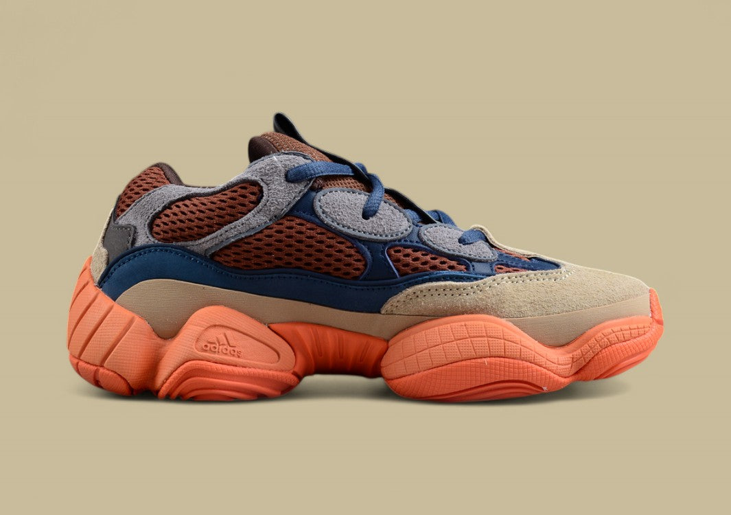 Gold Label Black Buckle Ad Originals Yeezy 500 Enflam Hungry Blue Orange Replica