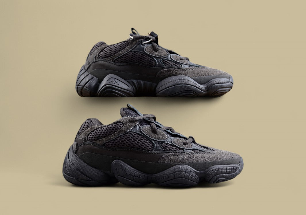 Gold Label Black Buckle Ad Originals Yeezy 500 Soft Vision Black Warrior Coconut Replica