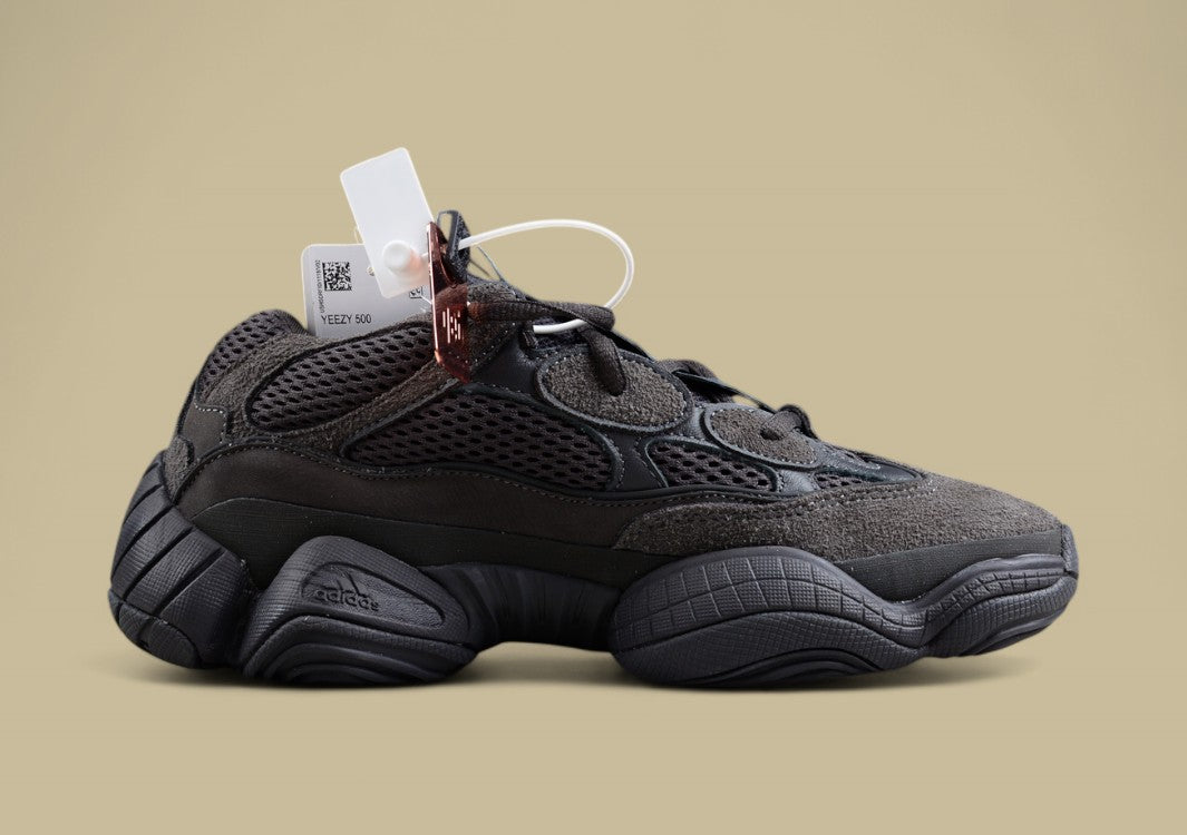 Gold Label Black Buckle Ad Originals Yeezy 500 Soft Vision Black Warrior Coconut Replica