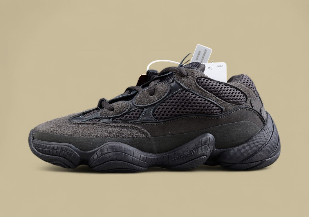 Gold Label Black Buckle Ad Originals Yeezy 500 Soft Vision Black Warrior Coconut Replica