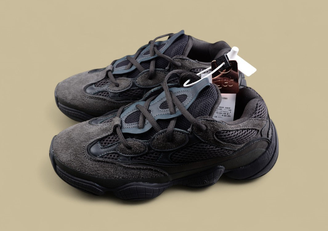 Gold Label Black Buckle Ad Originals Yeezy 500 Soft Vision Black Warrior Coconut Replica