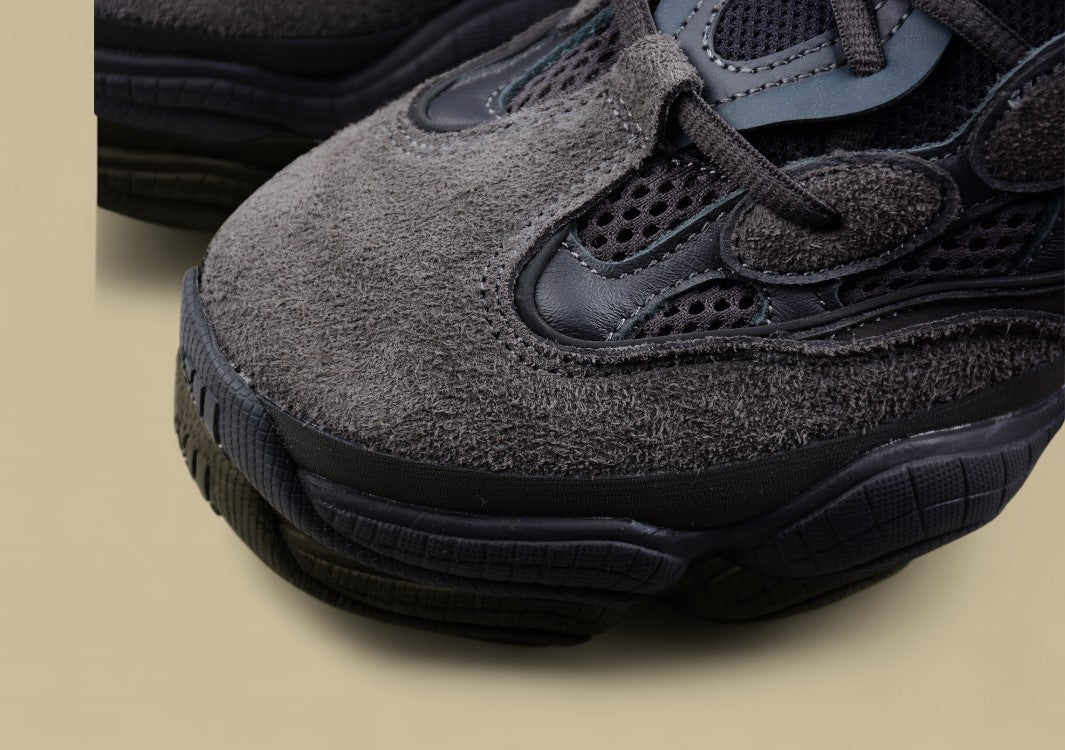 Gold Label Black Buckle Ad Originals Yeezy 500 Soft Vision Black Warrior Coconut Replica