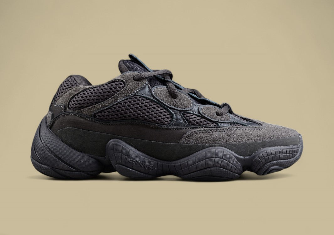 Gold Label Black Buckle Ad Originals Yeezy 500 Soft Vision Black Warrior Coconut Replica