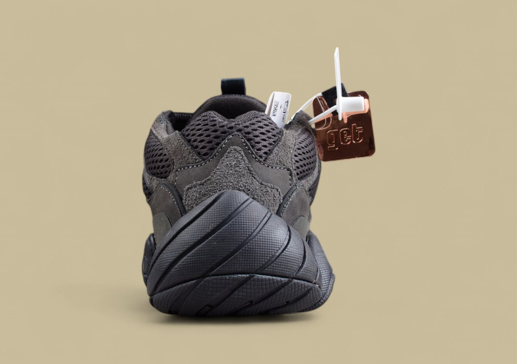 Gold Label Black Buckle Ad Originals Yeezy 500 Soft Vision Black Warrior Coconut Replica