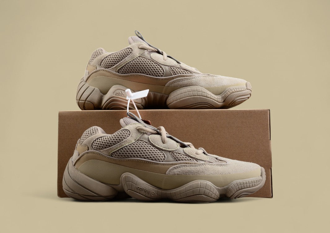Gold Label Black Buckle Ad Originals Yeezy 500 Soft Vision Brown Coconut Replica
