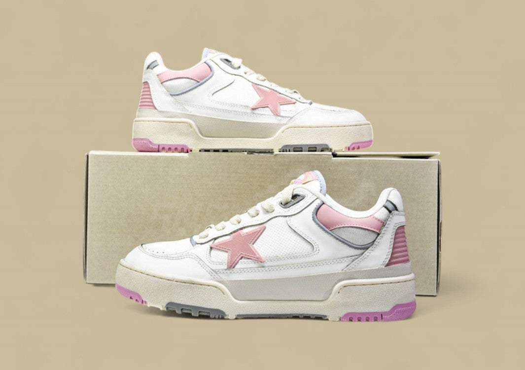 Golden Goose 24 Forty2 Little Dirty Casual Shoes Light Pink/White