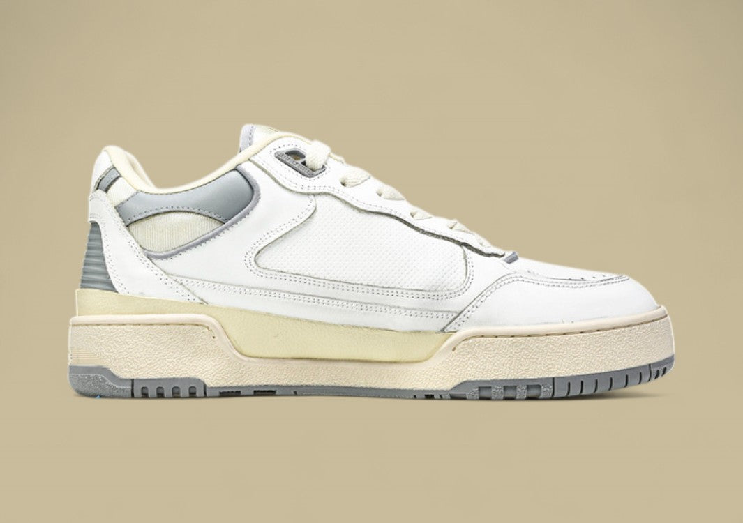 Golden Goose 24 Unisex Forty2 Little Dirty Casual Shoes Light Gray/White/off White