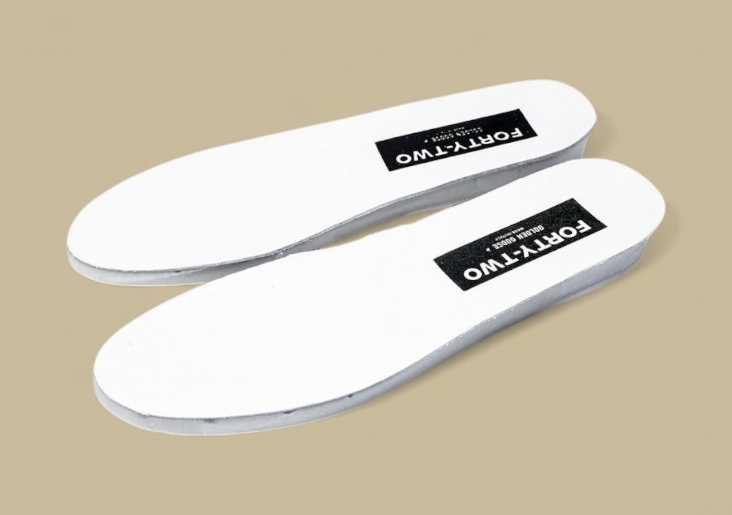 Golden Goose 24 Unisex Forty2 Little Dirty Casual Shoes Light Gray/White/off White