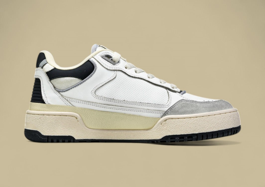 Golden Goose 24 Unisex Forty2 Little Dirty Casual Shoes White/Black/Light Gray
