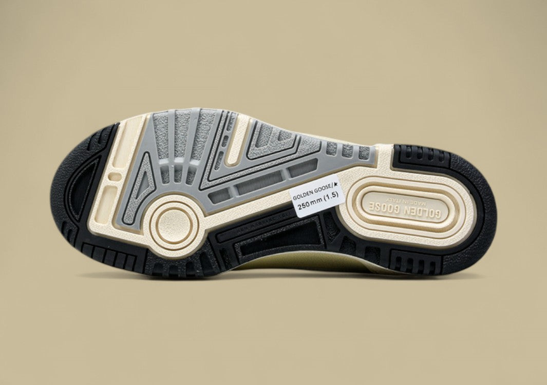 Golden Goose 24 Unisex Forty2 Little Dirty Casual Shoes White/Black/Light Gray