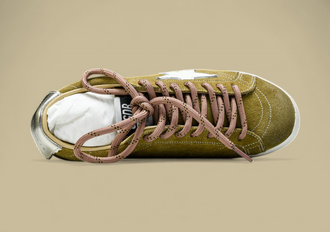 Golden Goose 25th Anniversary Limited Edition Strappy Flat Low-top German Training Brown