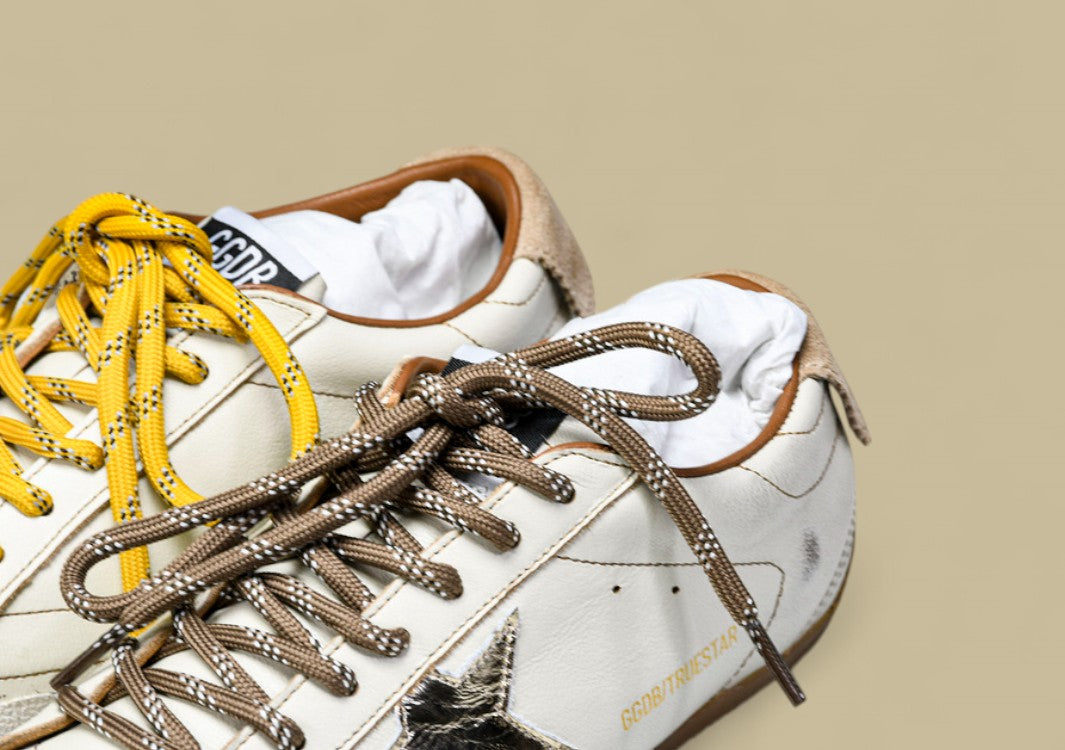 Golden Goose 25th Anniversary Limited Edition Strappy Flat Low-top German Training Grey/Brown
