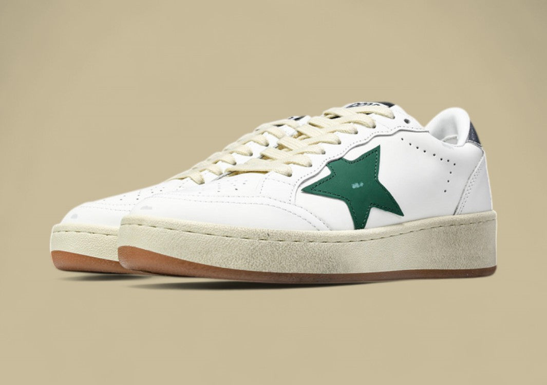 Golden Goose Ball Star2 White/Green