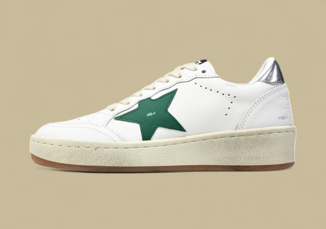 Golden Goose Ball Star2 White/Green