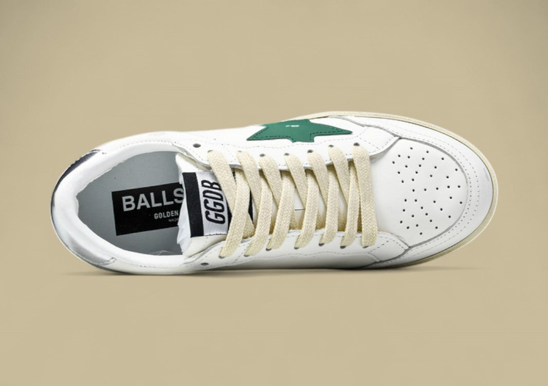 Golden Goose Ball Star2 White/Green