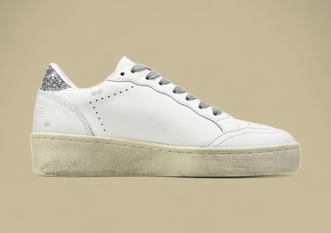Golden Goose Ball Star2 White/Grey/Silver