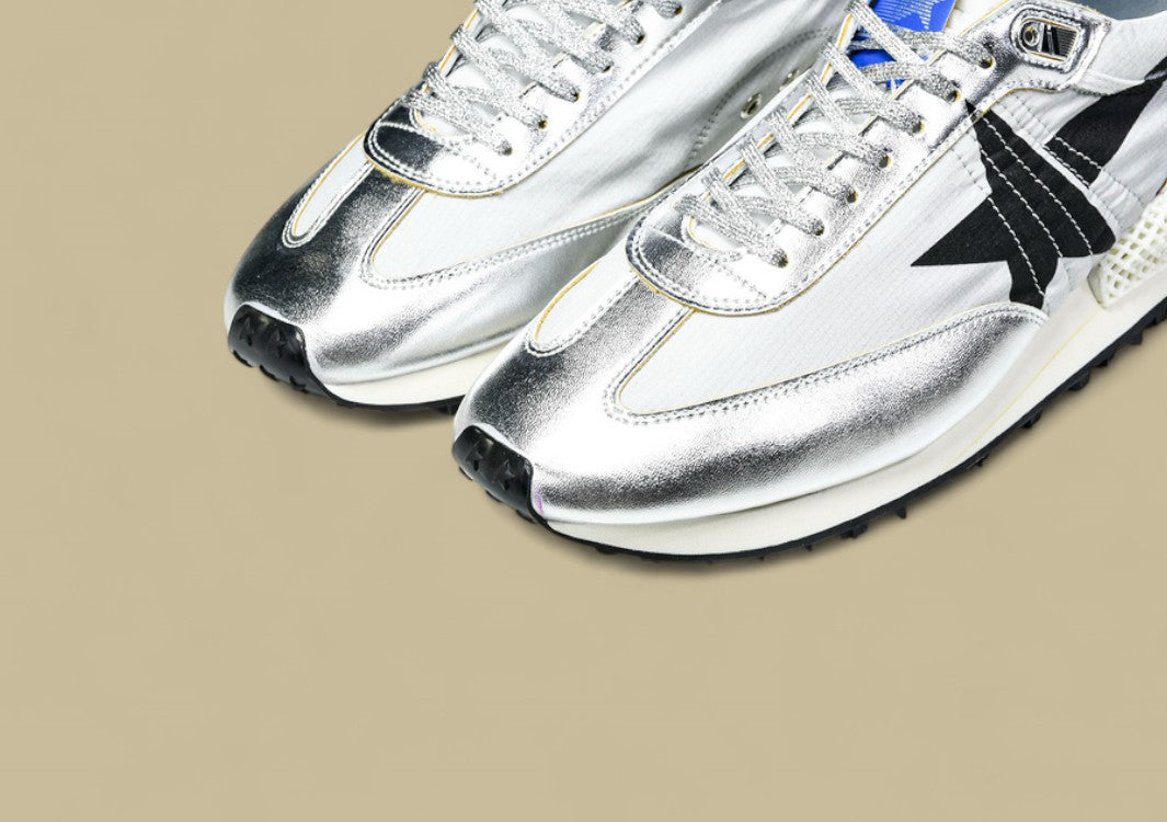 Golden Goose Deluxe Brand Marathon Light Grey/Silver/Black