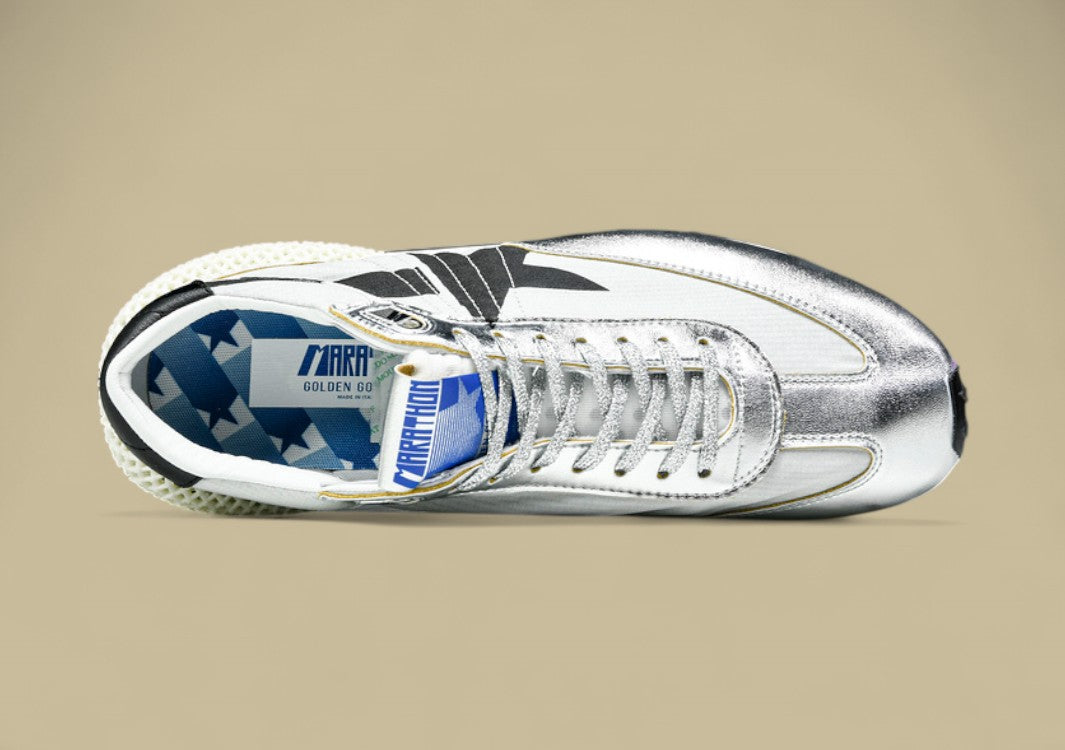 Golden Goose Deluxe Brand Marathon Light Grey/Silver/Black