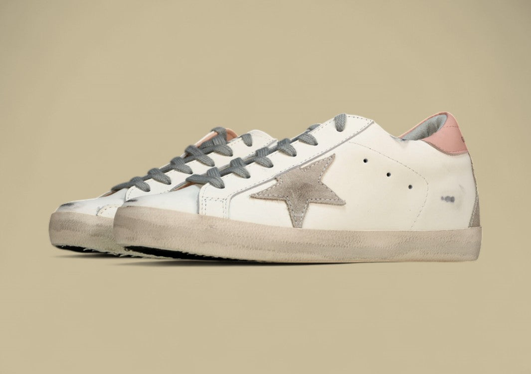 Golden Goose GGDB Superstar White/Grey/Pink