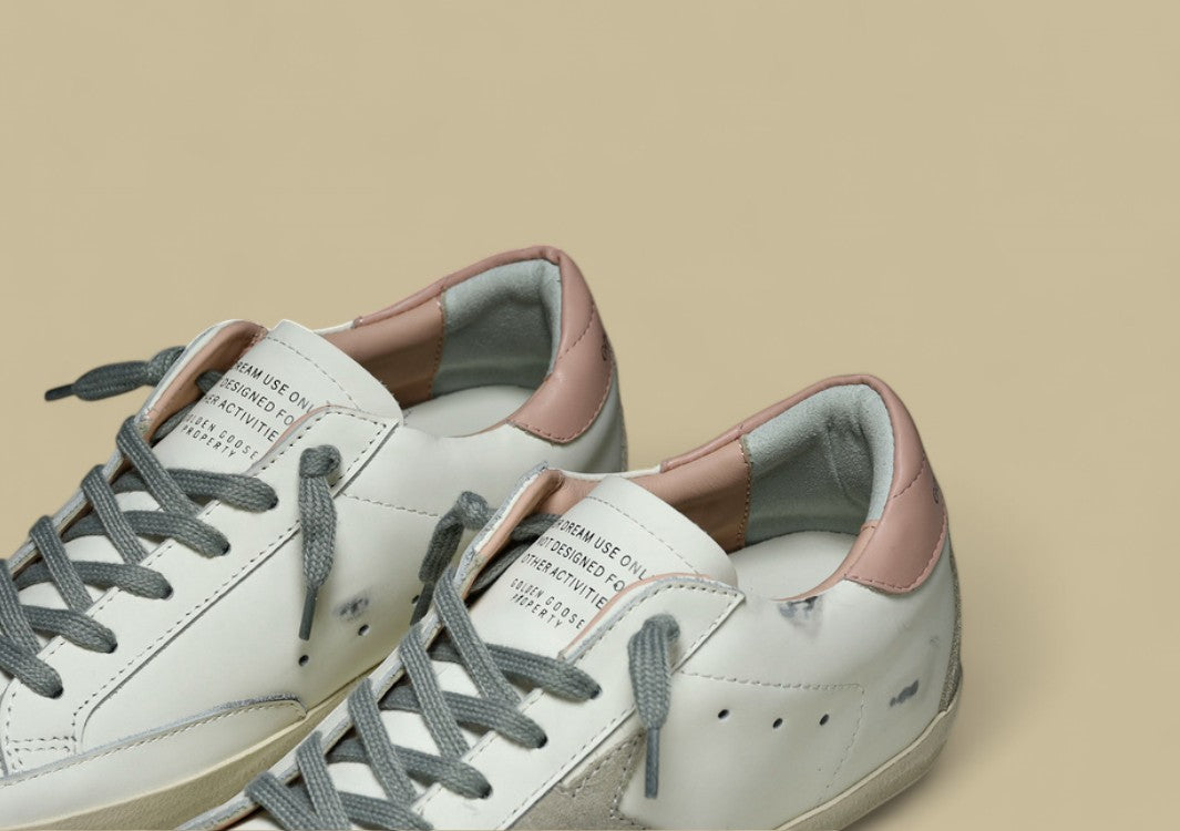 Golden Goose GGDB Superstar White/Grey/Pink