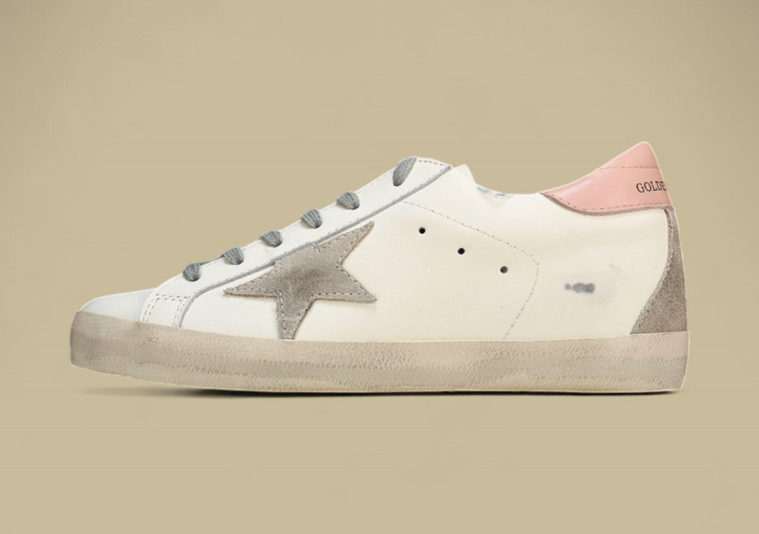 Golden Goose GGDB Superstar White/Grey/Pink