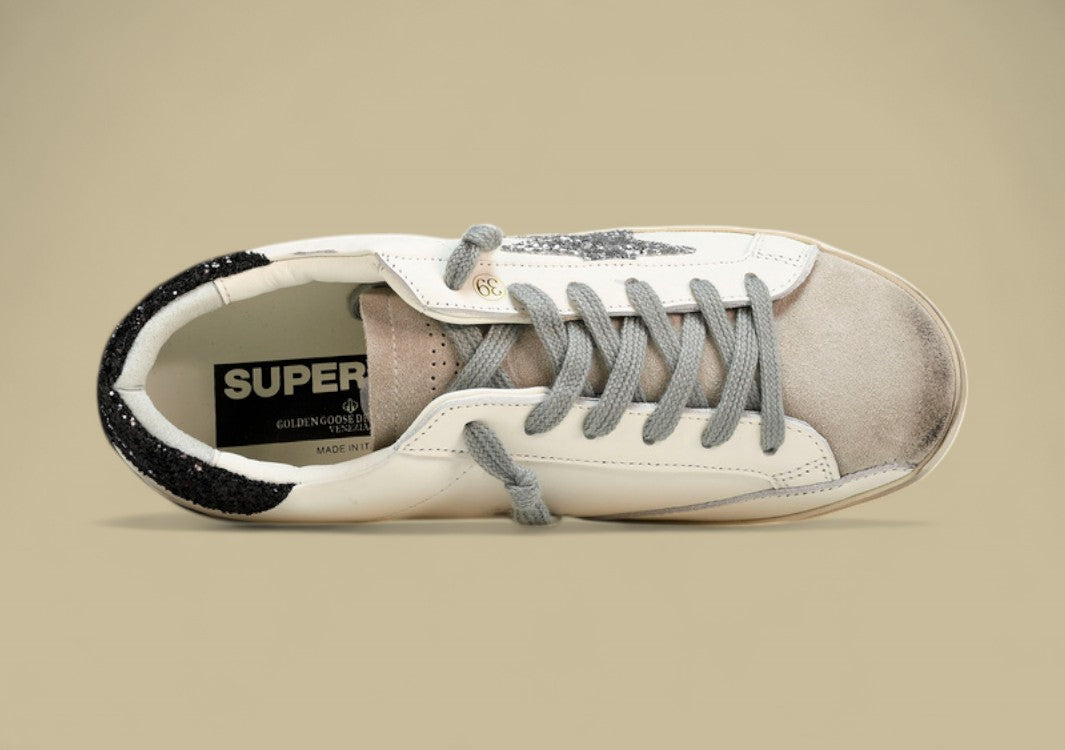 Golden Goose Ggdb Superstar White/Silver/Black