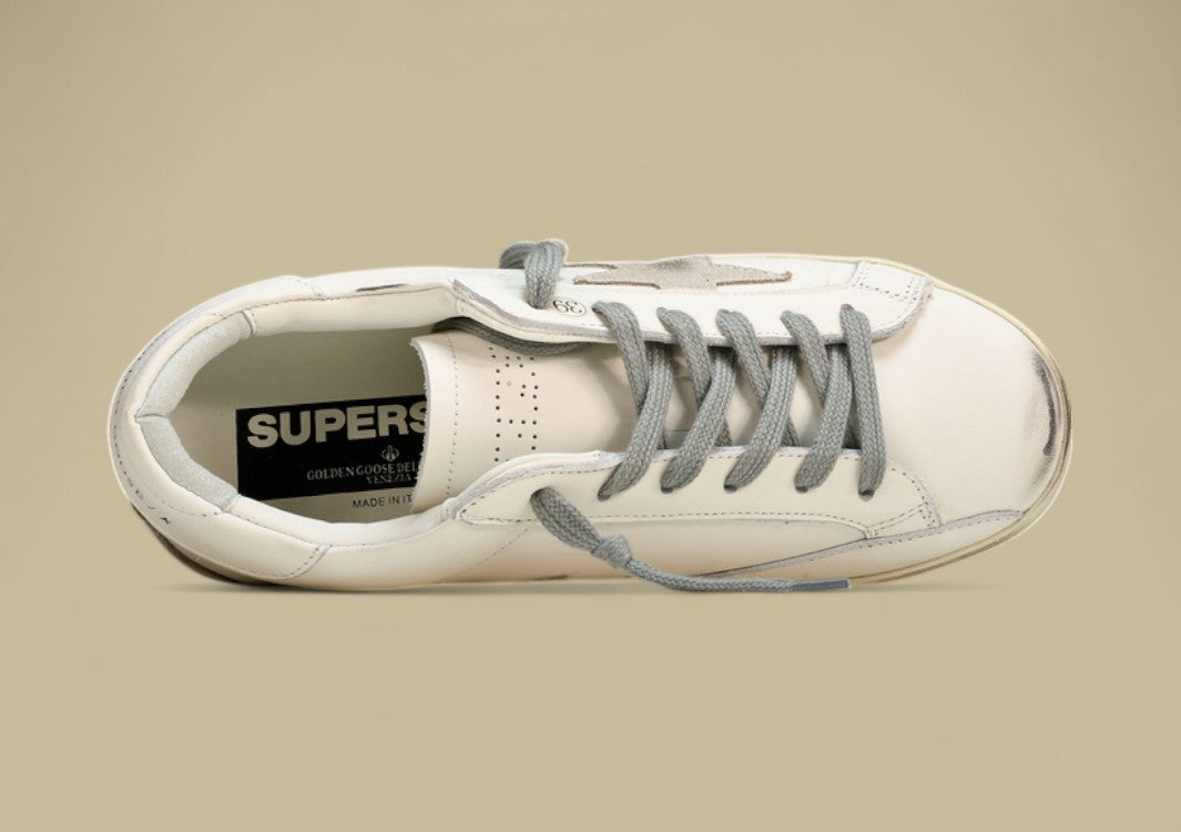 Golden Goose Ggdb Superstar White/Silver/Black