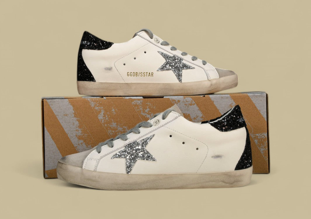 Golden Goose Ggdb Superstar White/Silver/Black
