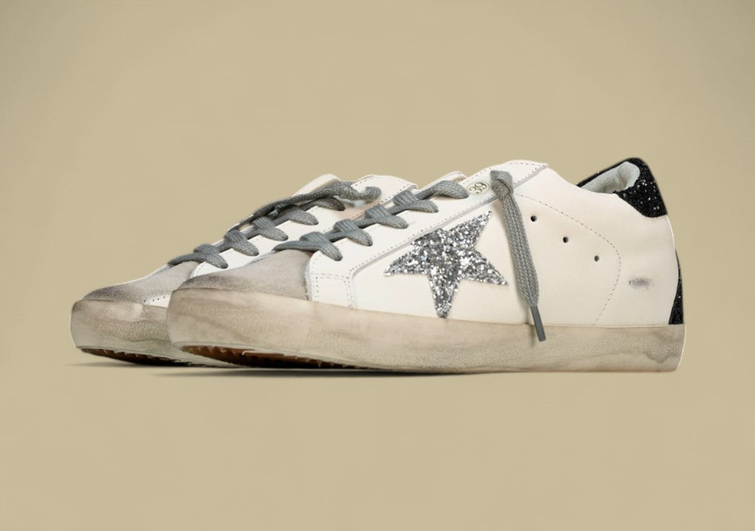 Golden Goose Ggdb Superstar White/Silver/Black