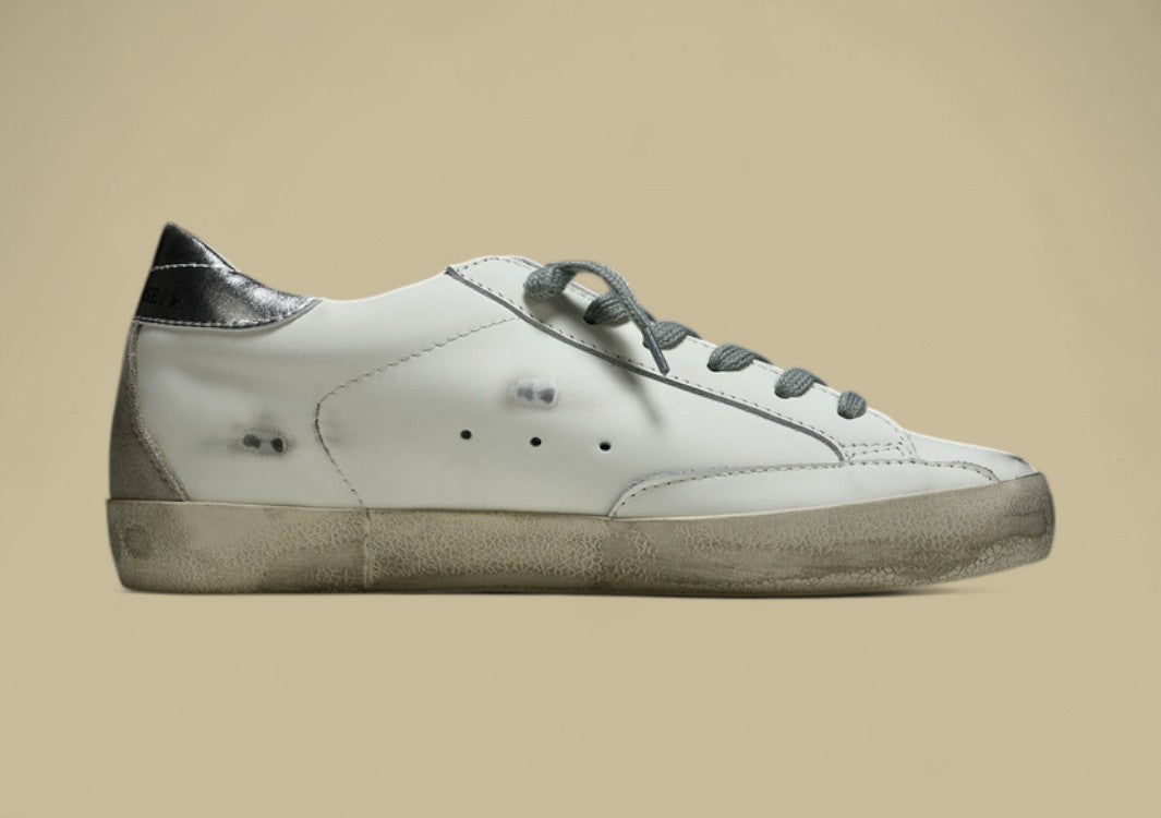 Golden Goose Ggdb Superstar White/Silver/Grey